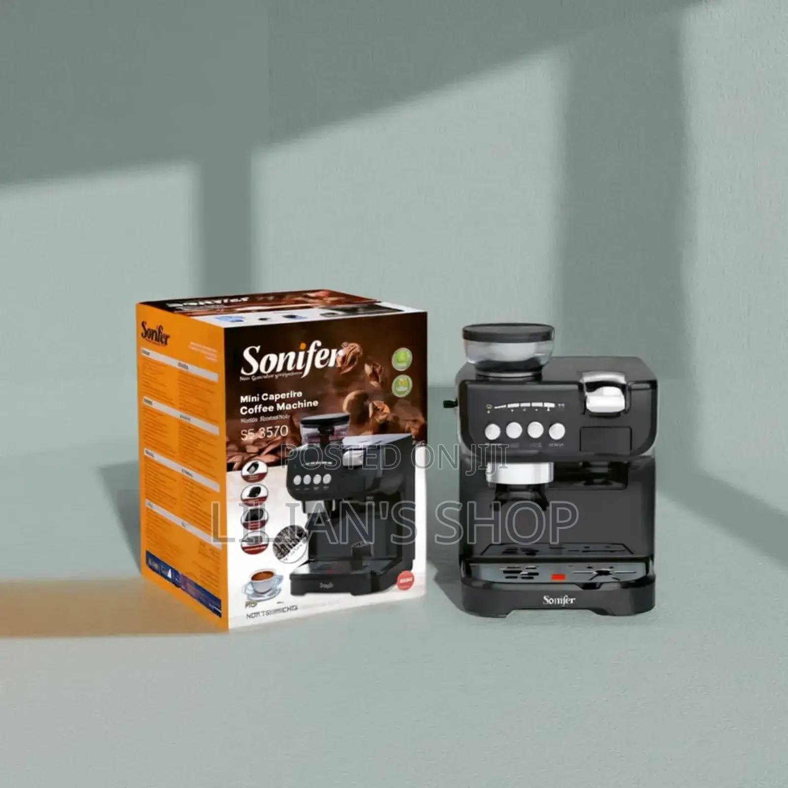 Sonifer Multi Capsule Coffee Machine With Grinding, Model Sf-3570.