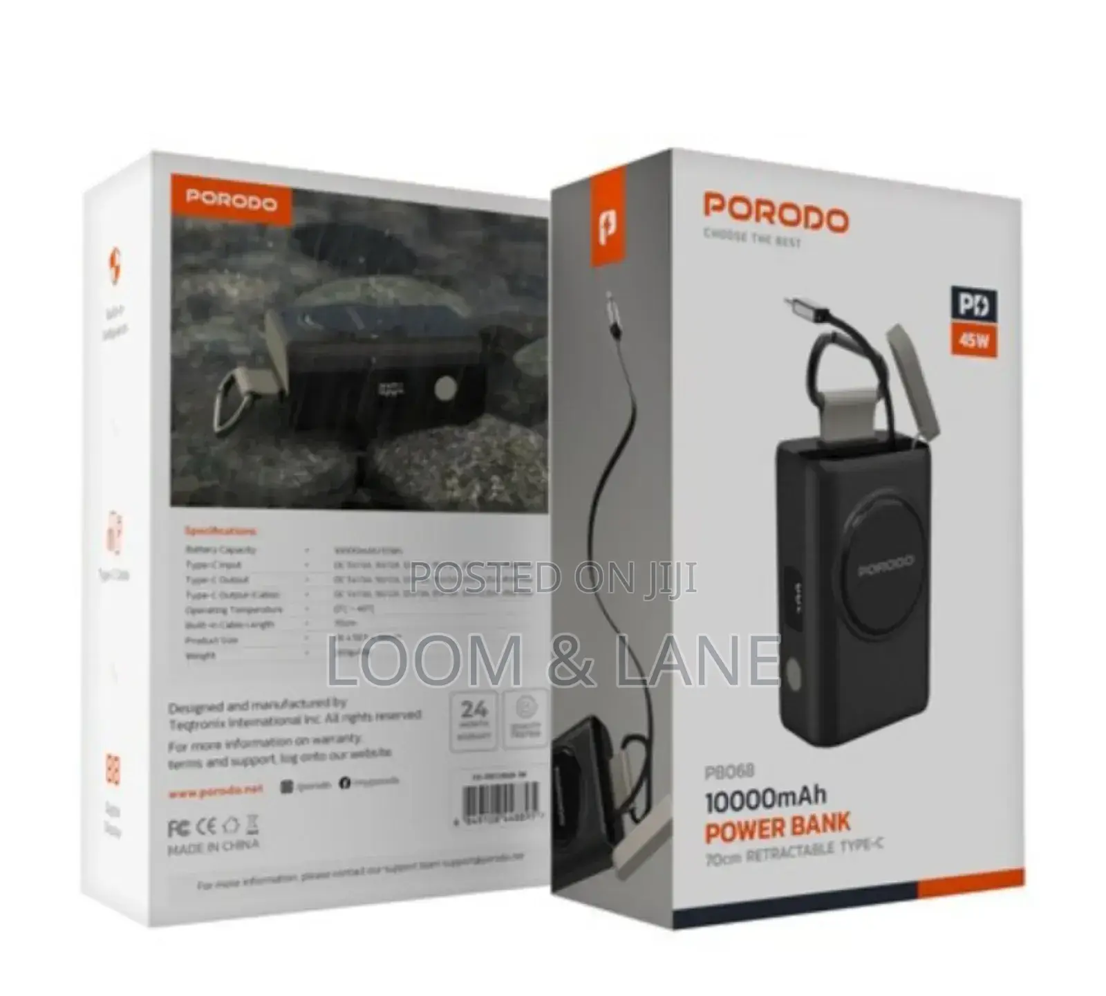 Porodo 10,000mah 45w Pb068