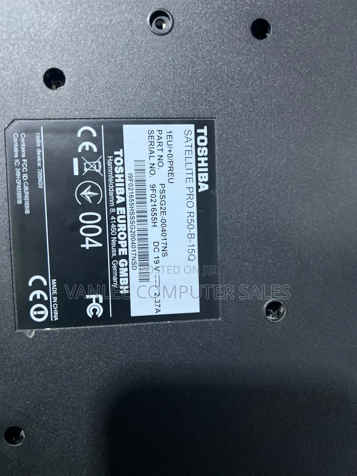 Laptop Toshiba Satellite Pro C650 8GB Intel Core I5 HDD 500GB