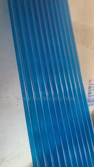 Transparent Fiber Roofing Sheets- Ordinary Corrugation Blue