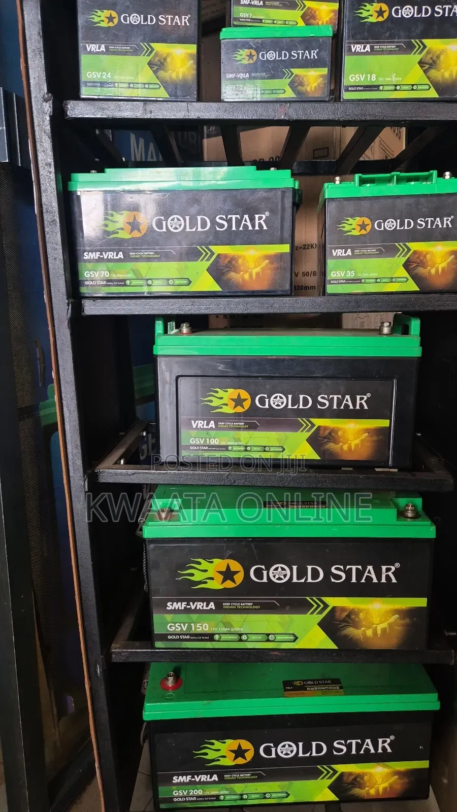 100ah Gold Star Vrla Battery 12v. Gsv100