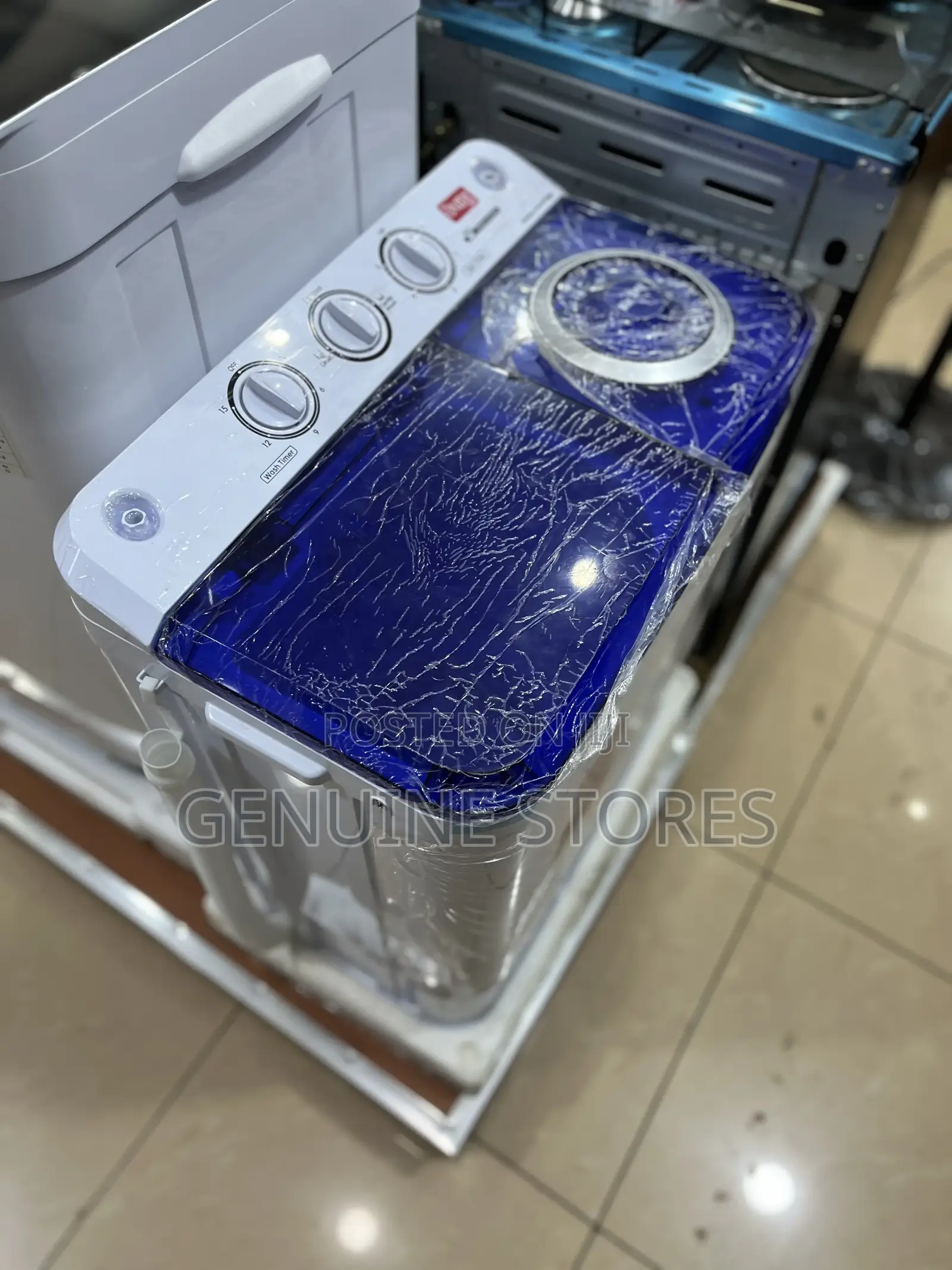 5kg Onida Twin Tub Washing Machine With a Dryer.