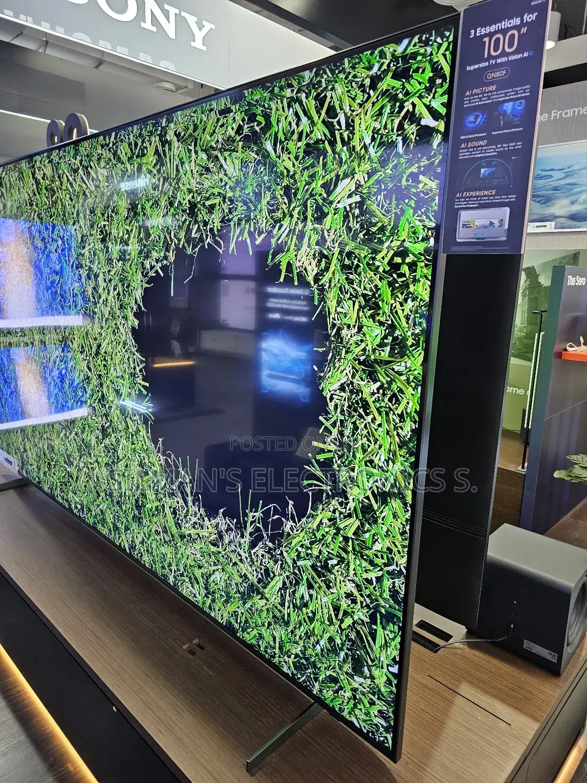 Samsung 100" Qn80f Neo Qled Tv 2025 Model