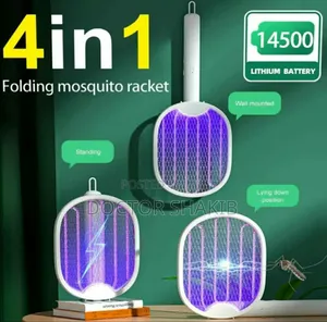 New 4in1 Folding Mosquito Racket