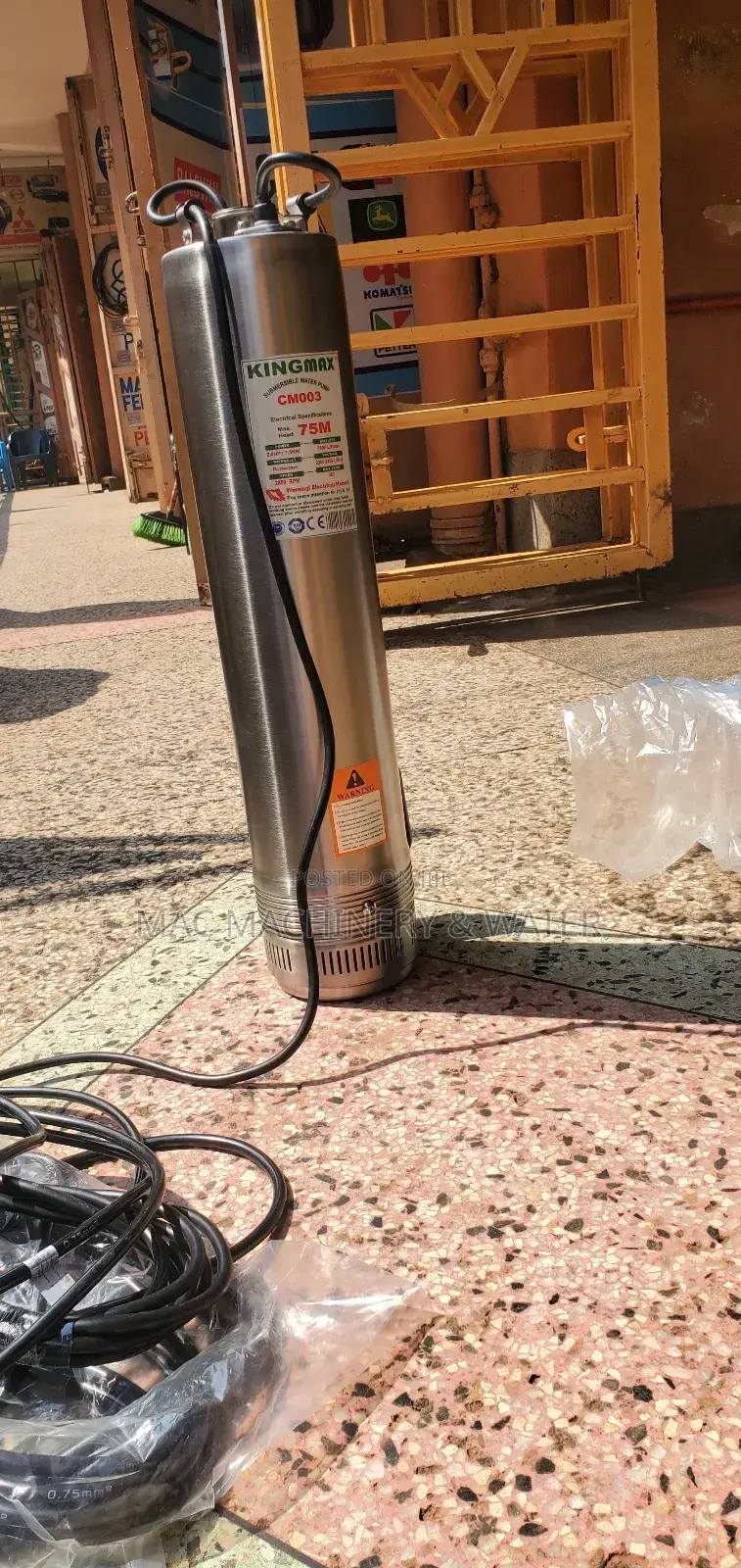 Submersible Water Pump 75meters Italy  Deep Well Pump