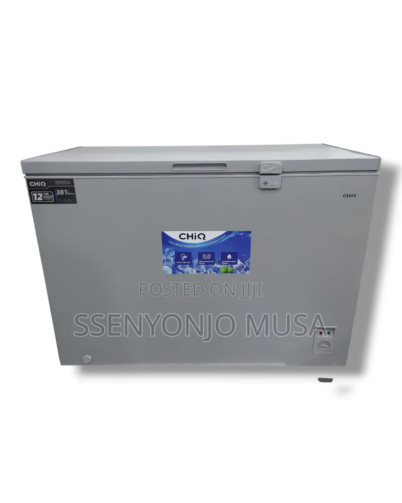 Chiq 380l Chest Freezer Ccf381dsk3 - Spacious Reliable