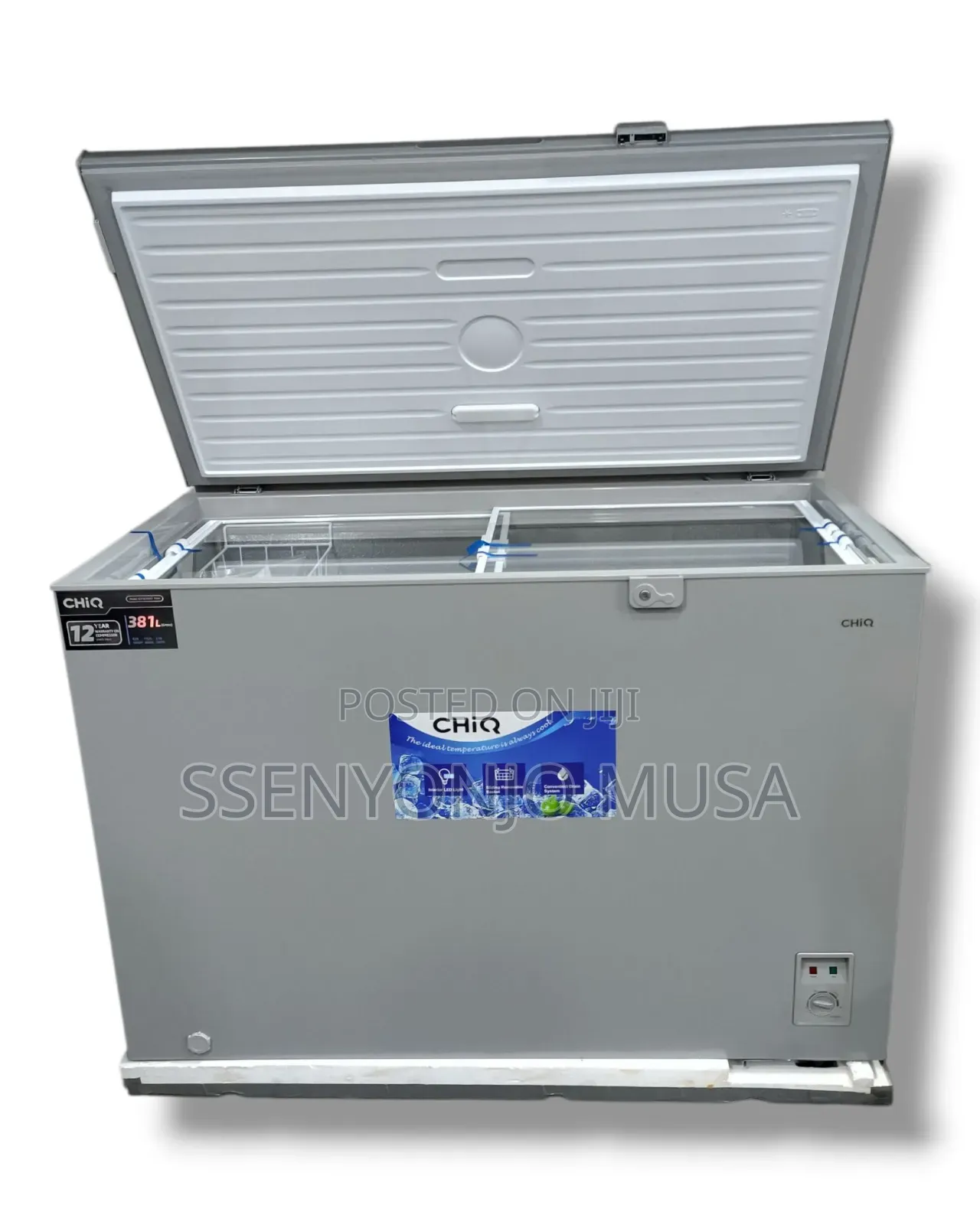 Chiq 380l Chest Freezer Ccf381dsk3 - Spacious Reliable