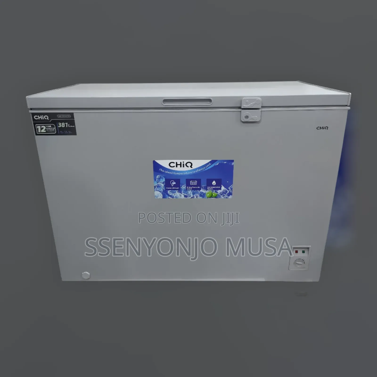 Chiq 380l Chest Freezer Ccf381dsk3 - Spacious Reliable