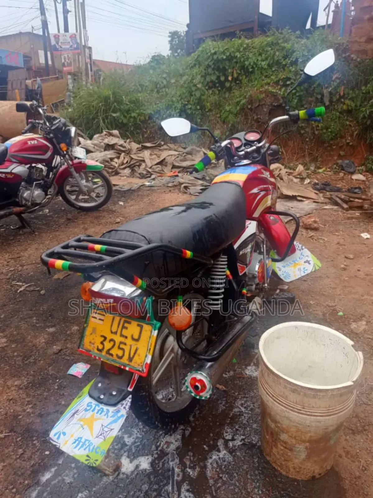 TVS XL 100 2018 Red