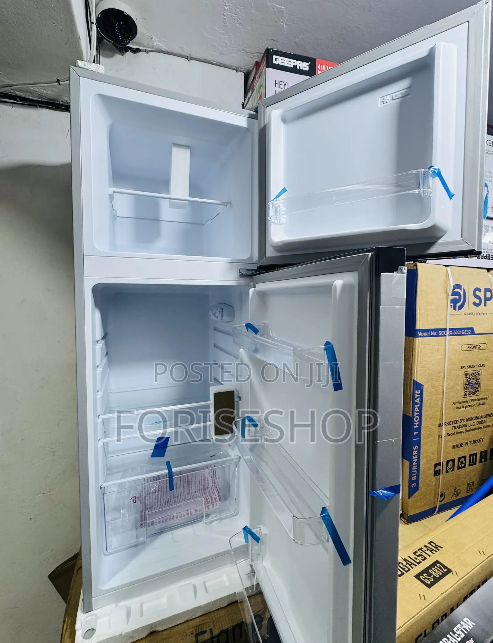 Chiq 180l Double Door Fridge