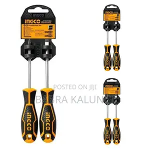 Ingco 2pcs of Insulated Screwdriver Set - Black
