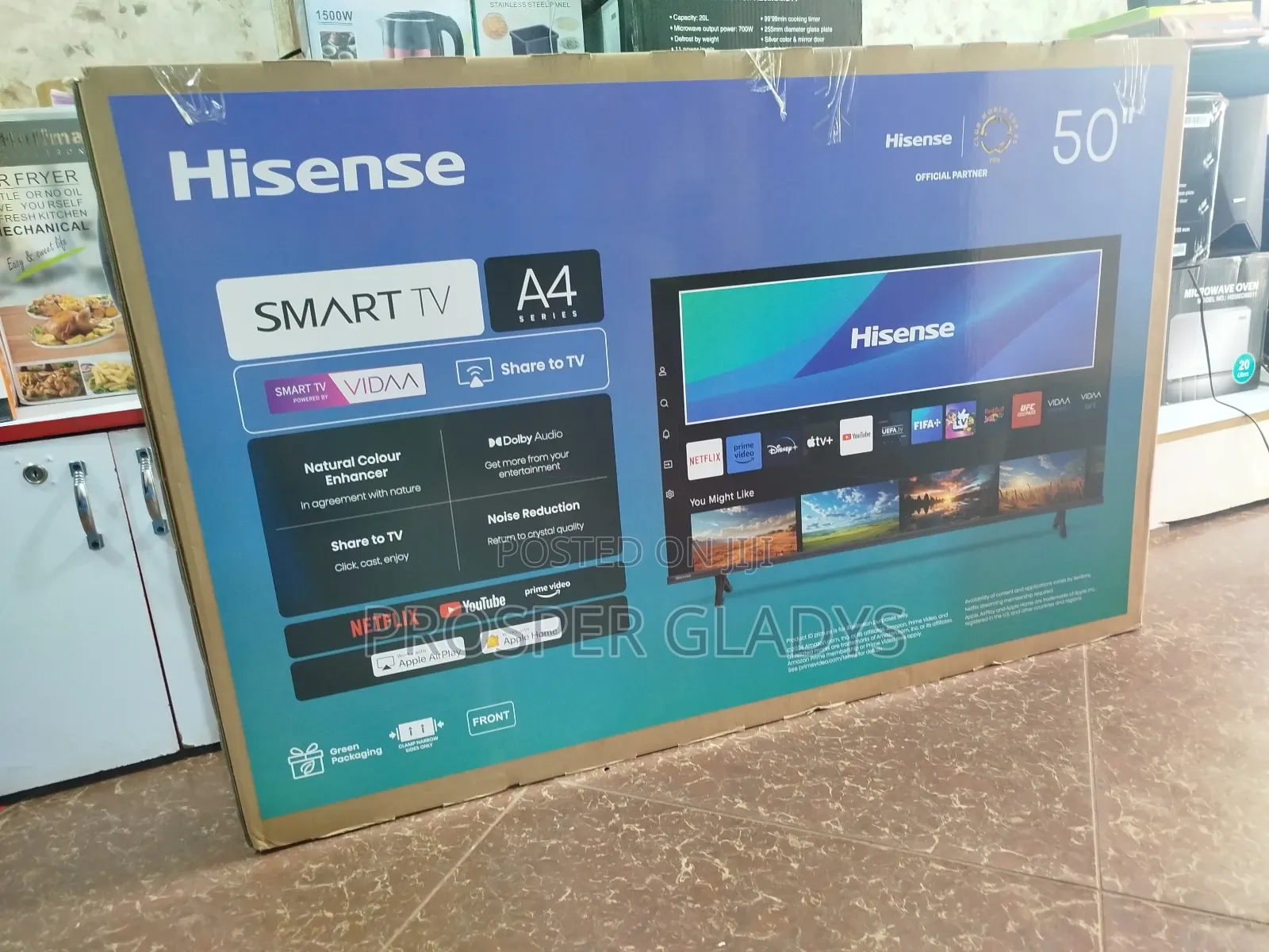 50 Inches Led Hisense Smart Digital Flat Screen Flameless