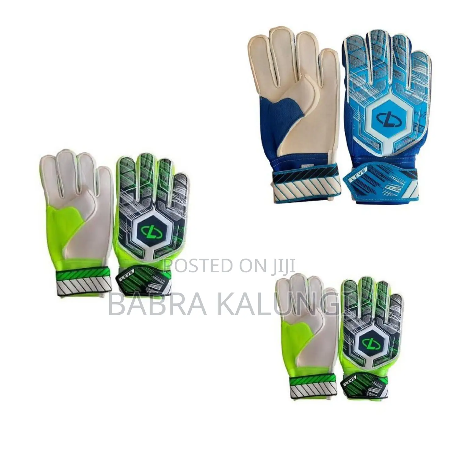 High Performance Strong Grip Goal Gloves Green