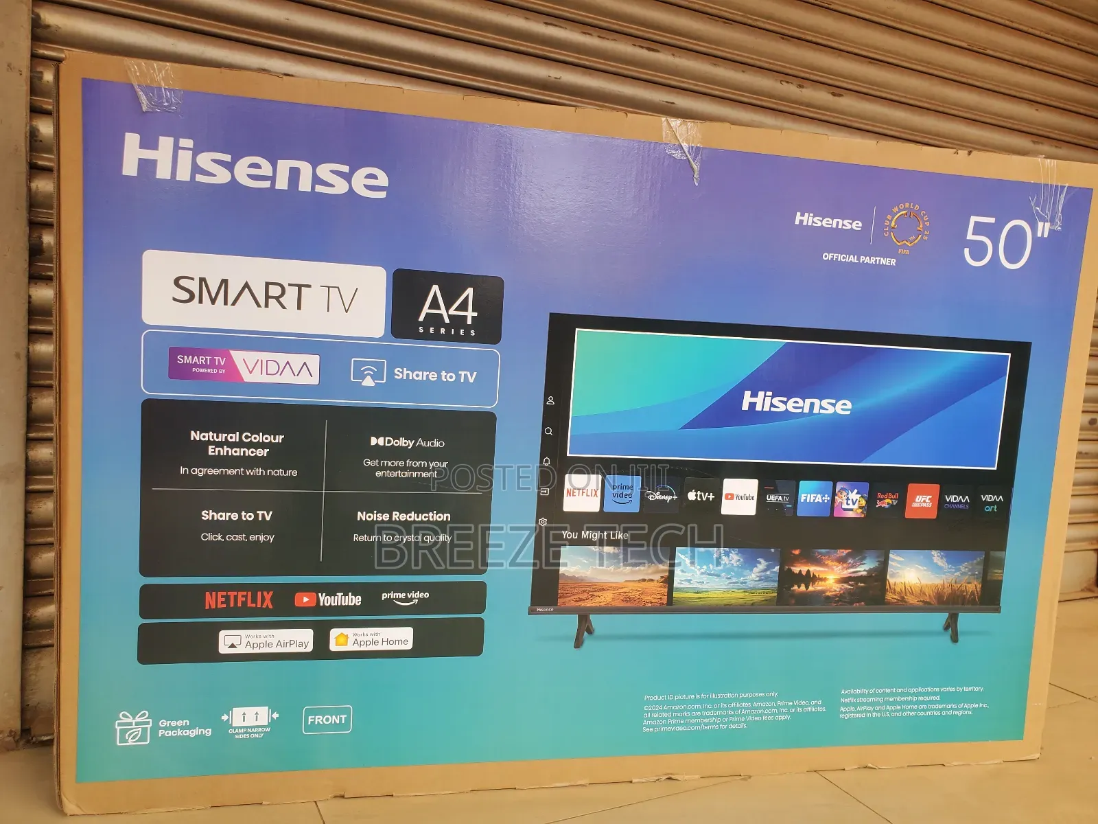 Hisense Smart Vidaa 50"Inch