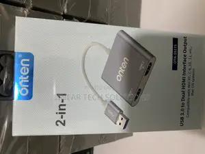 Onten 2 in 1 Adapter Usb C to Dual Hdmi Adpater at 60hz