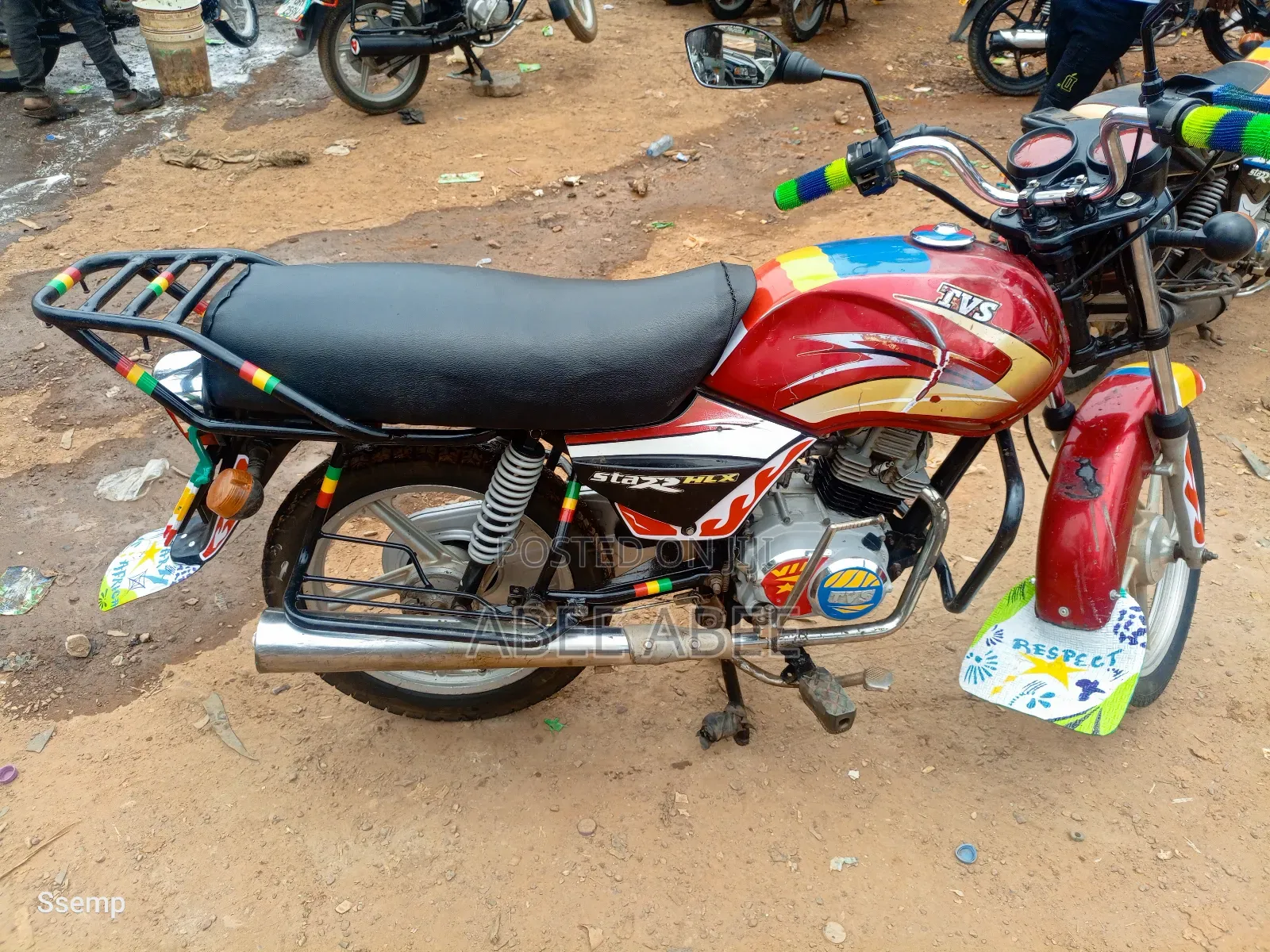 TVS XL 100 2021 Red