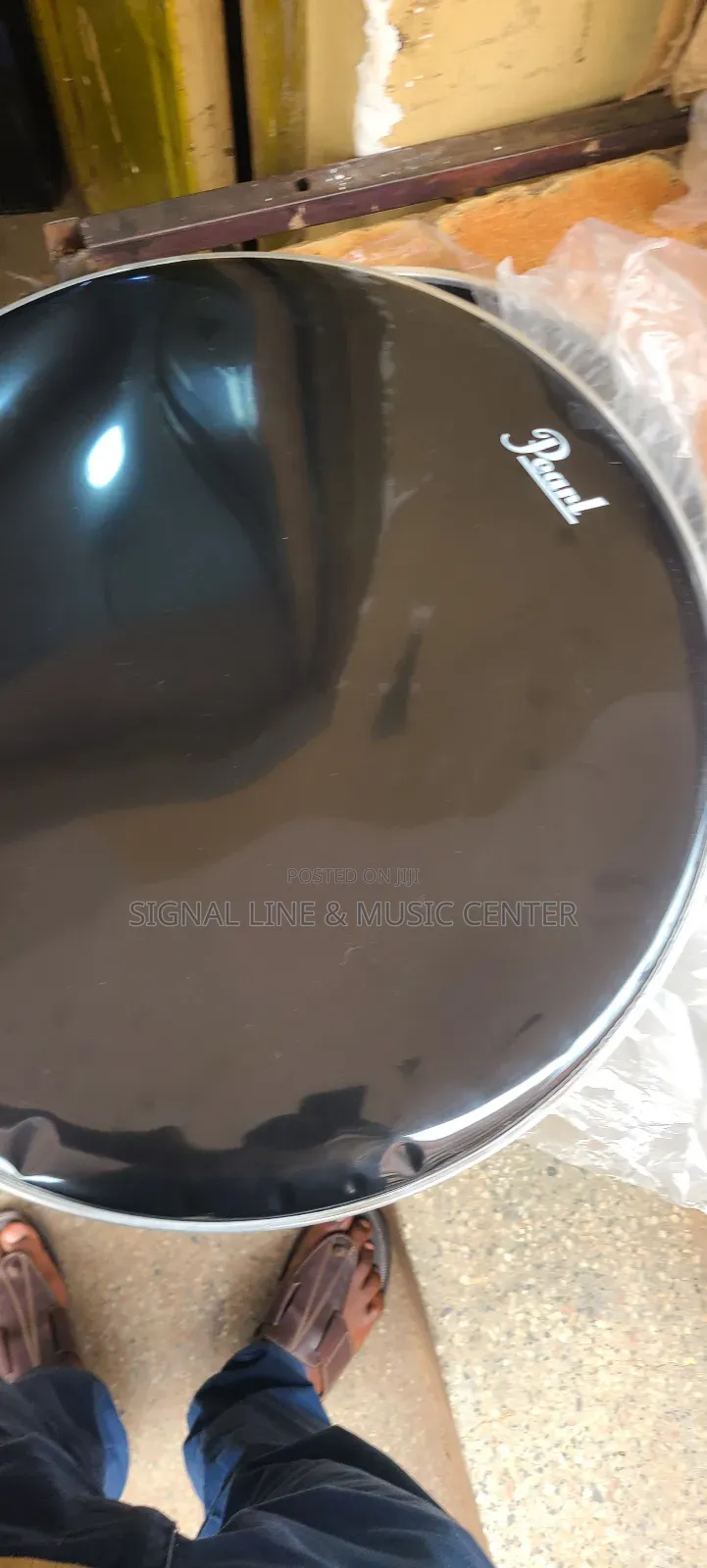Pearl / Evens Bass Drum Skin Black Double Layer 21 Size