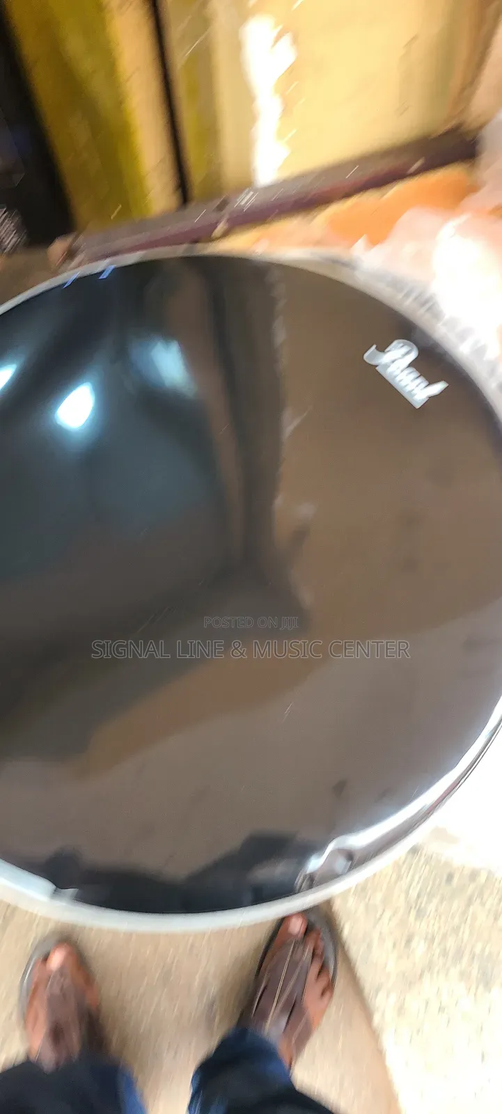 Pearl / Evens Bass Drum Skin Black Double Layer 21 Size