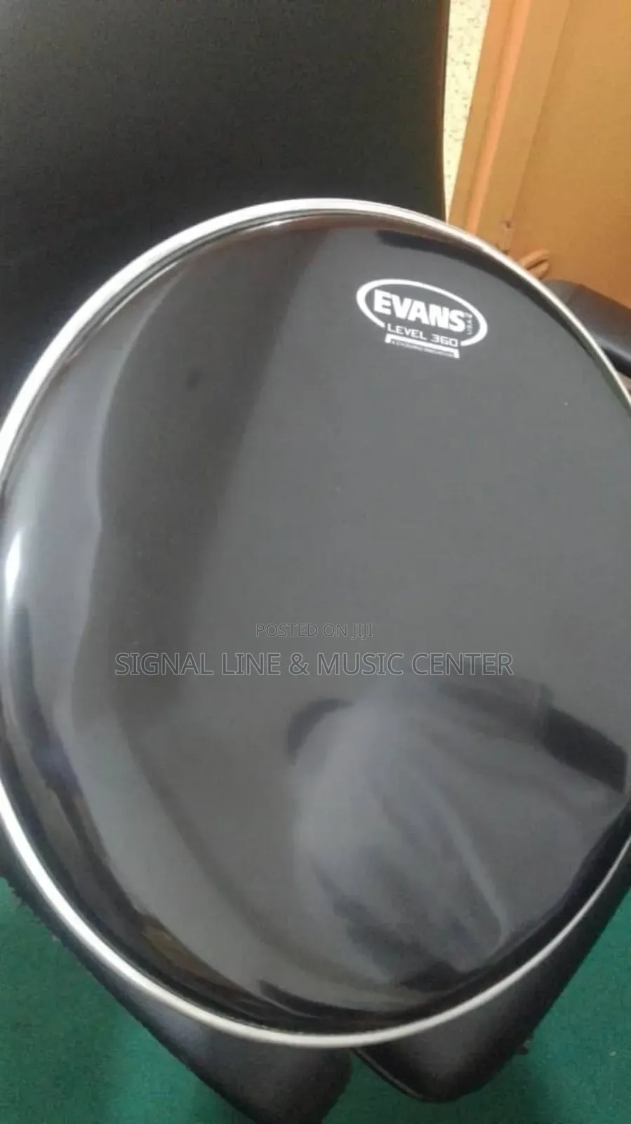 Pearl / Evens Bass Drum Skin Black Double Layer 21 Size