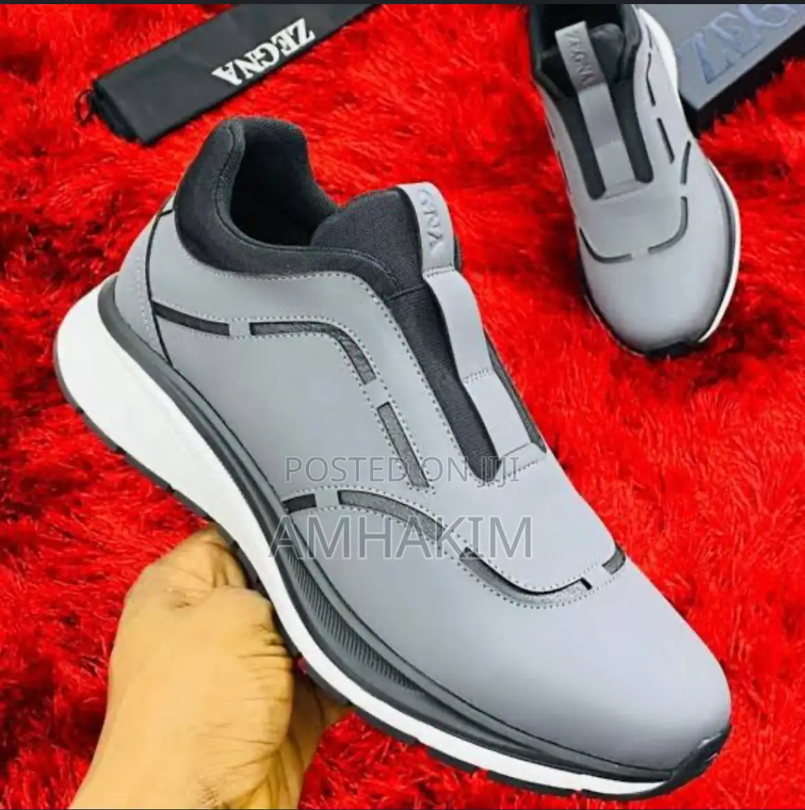 Classic Zegna Men's Designer Sneakers in Stock