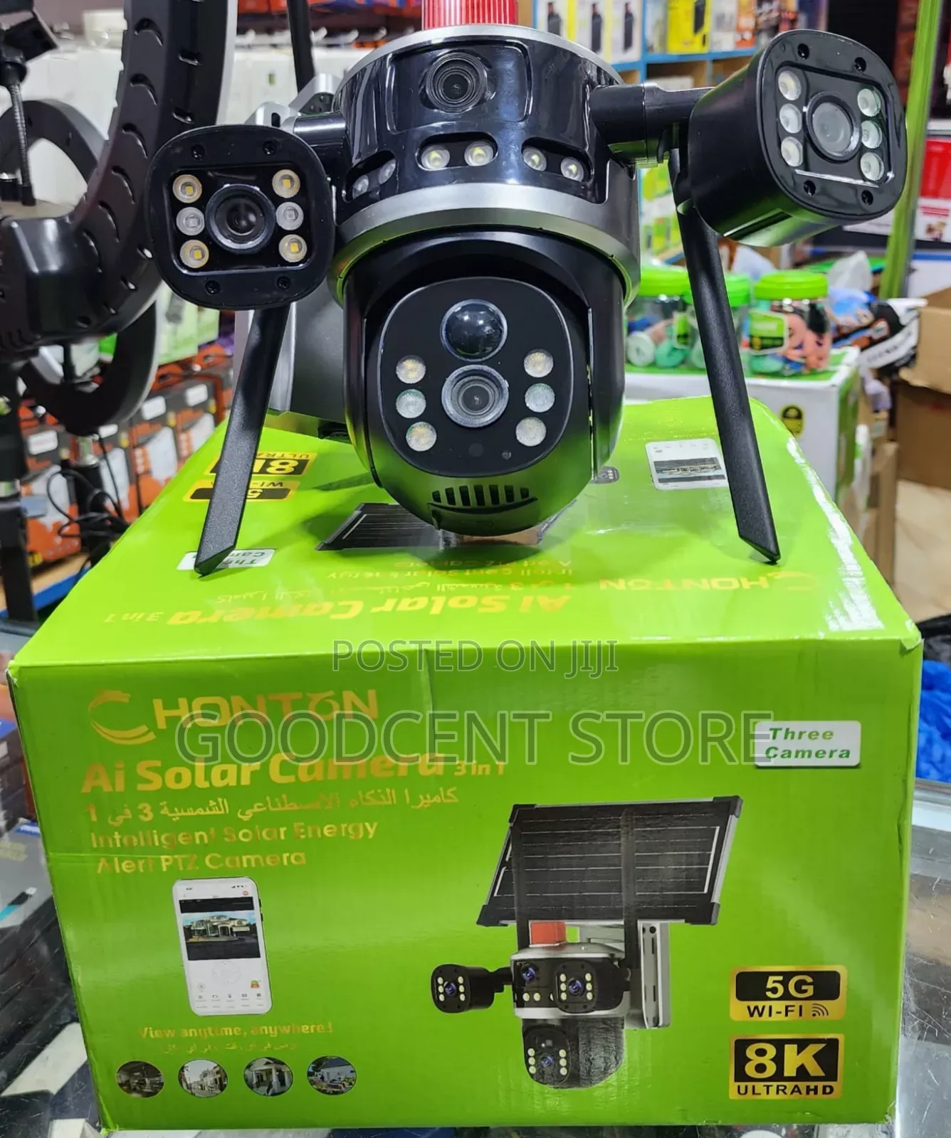 Ai Solar Camera/PTZ V380