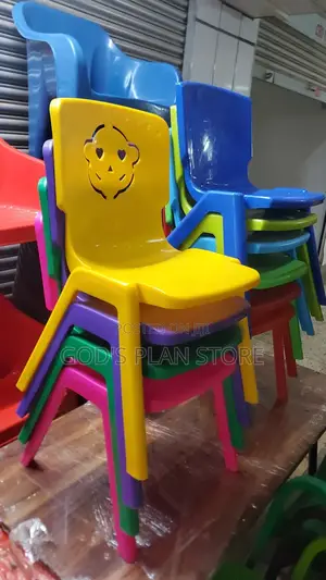 Colorful Plastic Kid's Chairs Big Size