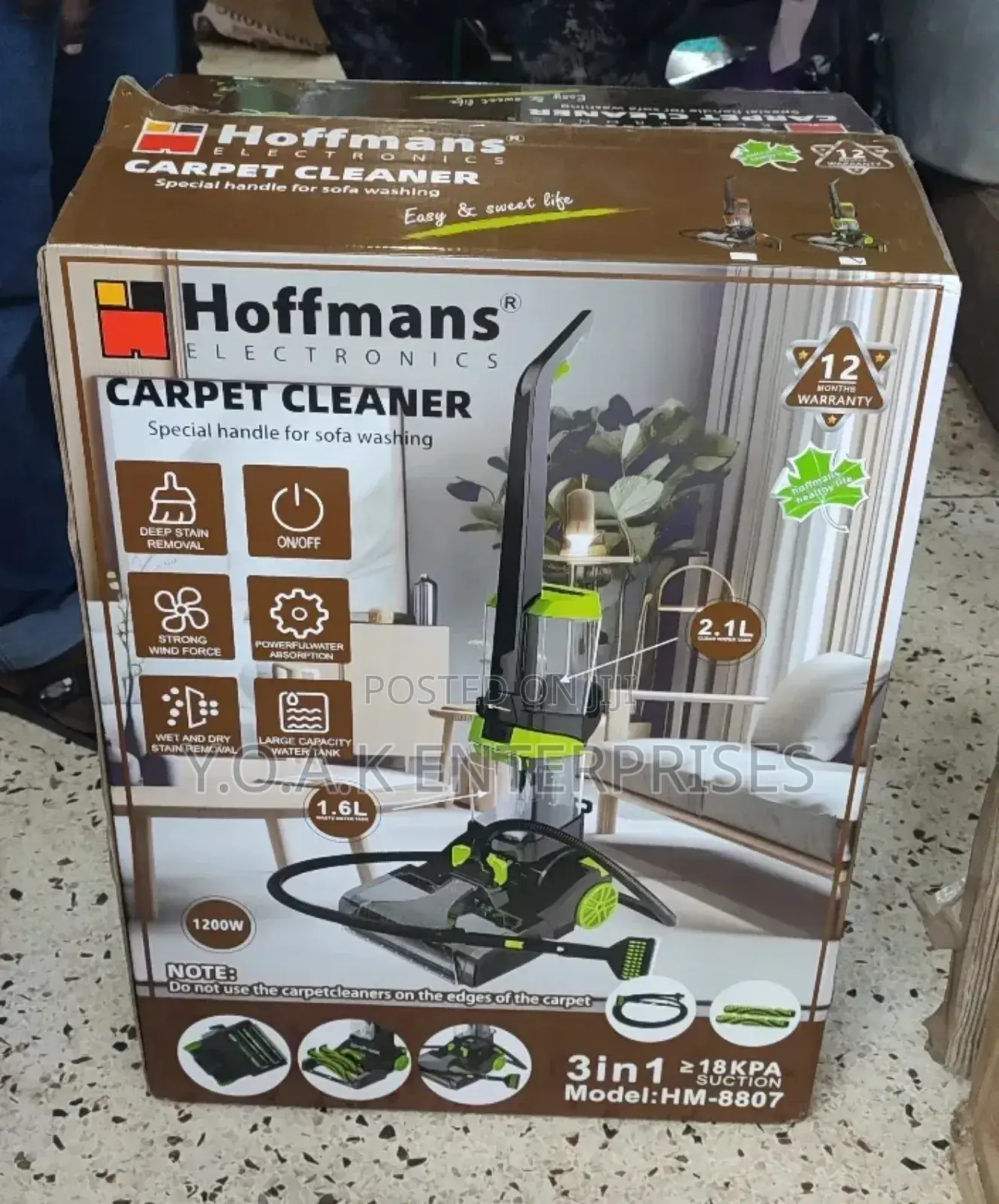 Hoffman Carpet and Sofa Cleaner