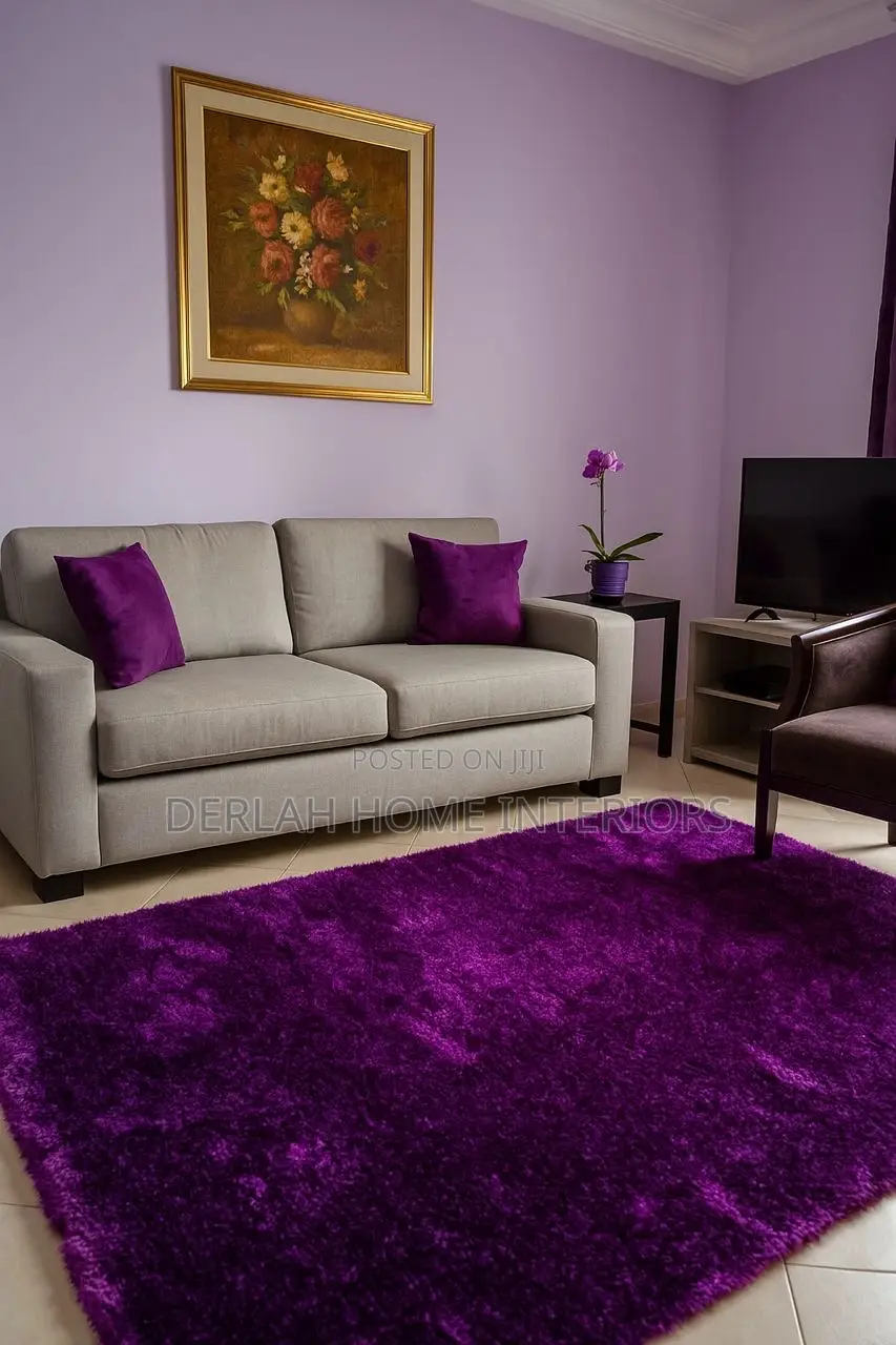 Purple Shaggy Carpet in All Sizes
