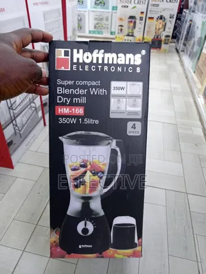 Hoffmans Hm-166 Super Compact Blender With Dry Mill