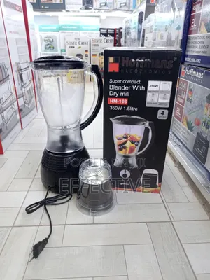 Hoffmans Hm-166 Super Compact Blender With Dry Mill