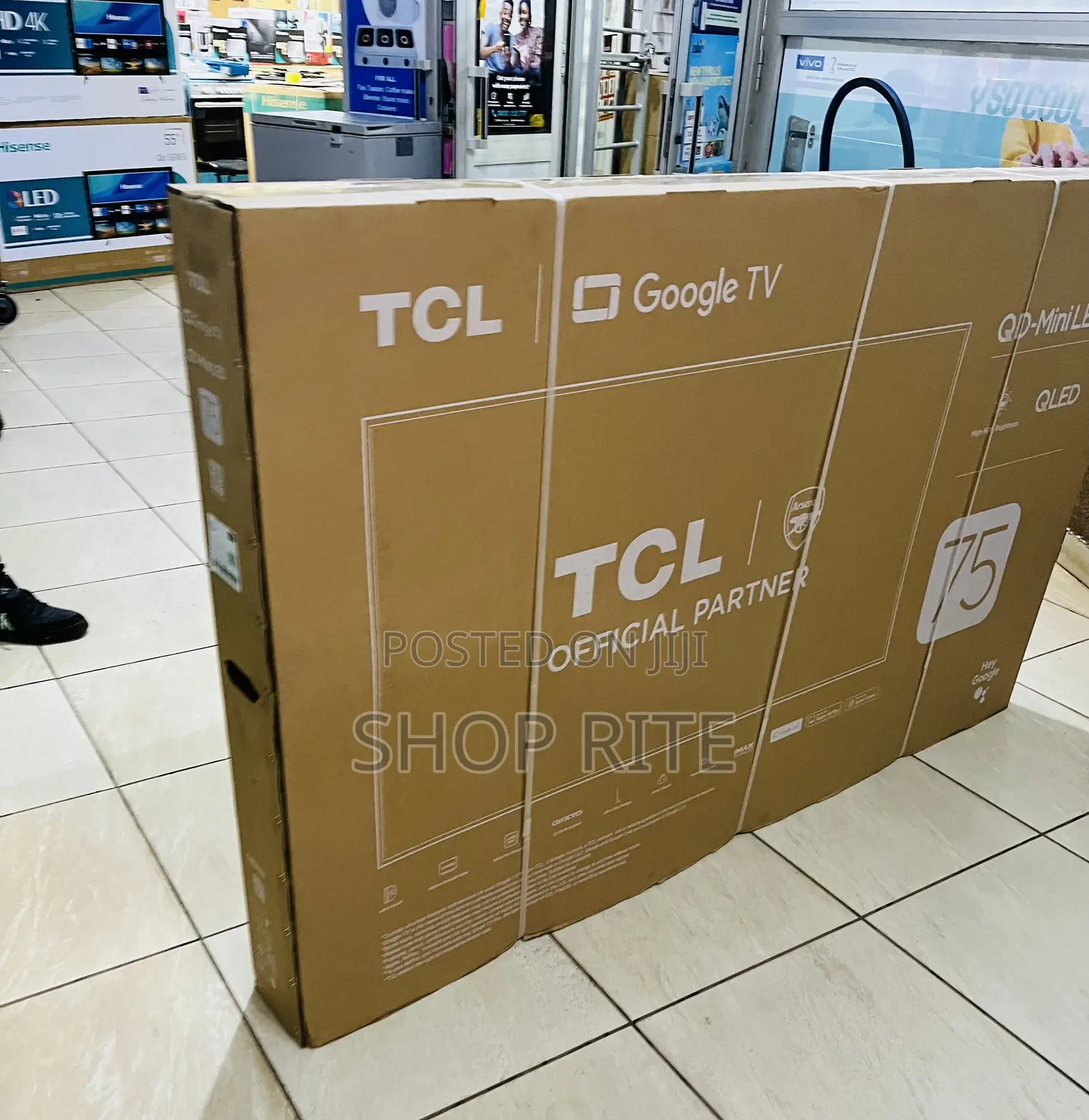 TCL 75inches Mini Q Led Google TVS