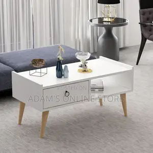White Simple Center Table