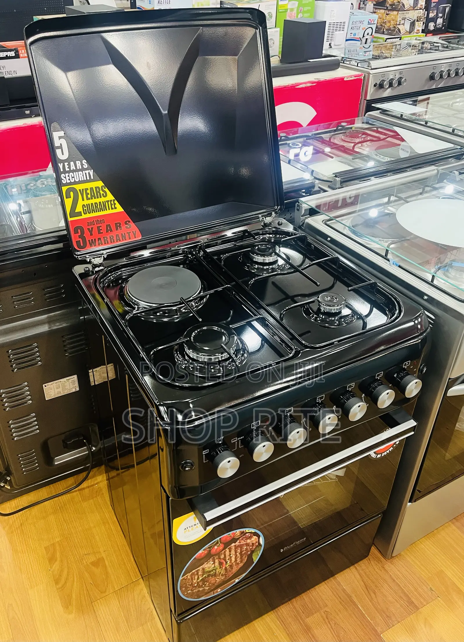 Blueflame 3gas 1 Electric Original Cooker Electric Oven