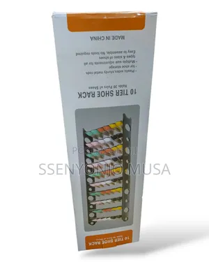10-Tier Shoe Rack - Holds 30 Pairs of Shoes