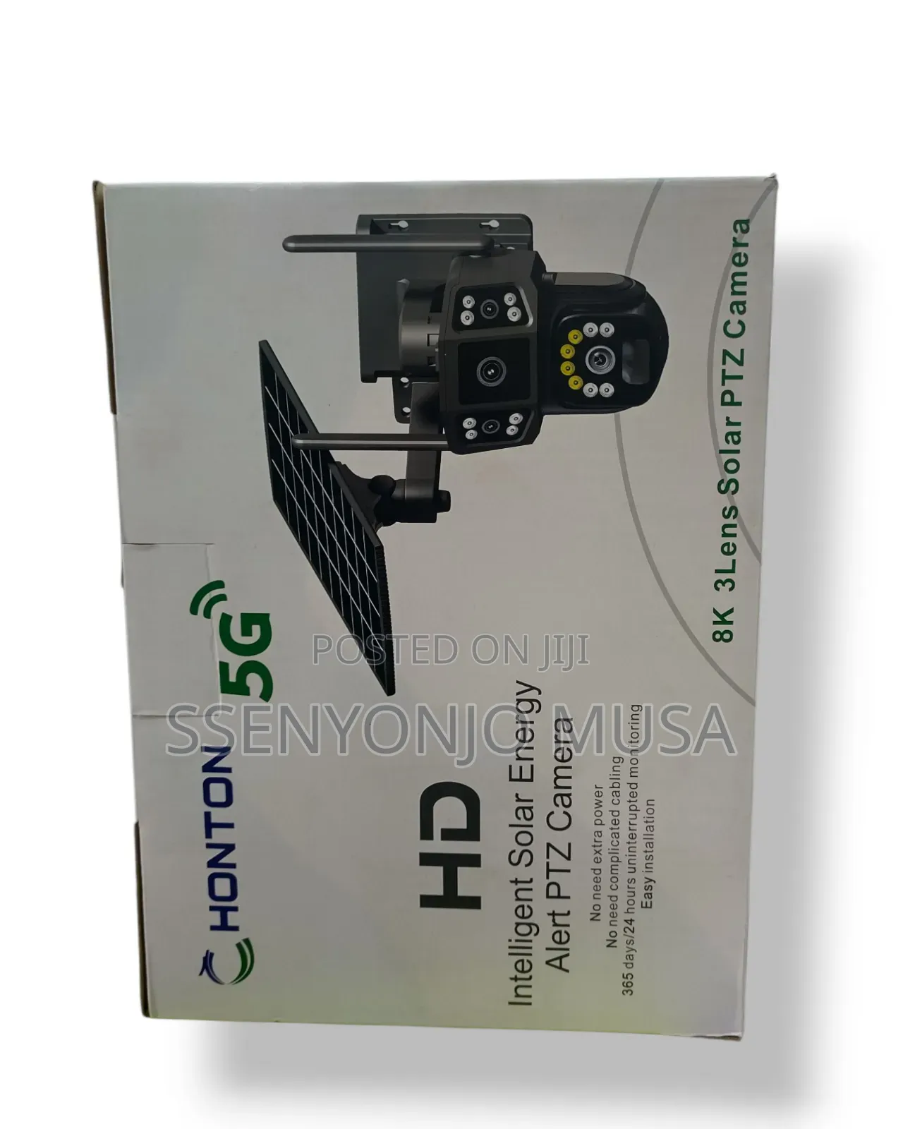 9mp 3-lens Solar Wifi Camera With Ai Tracking 32g Card