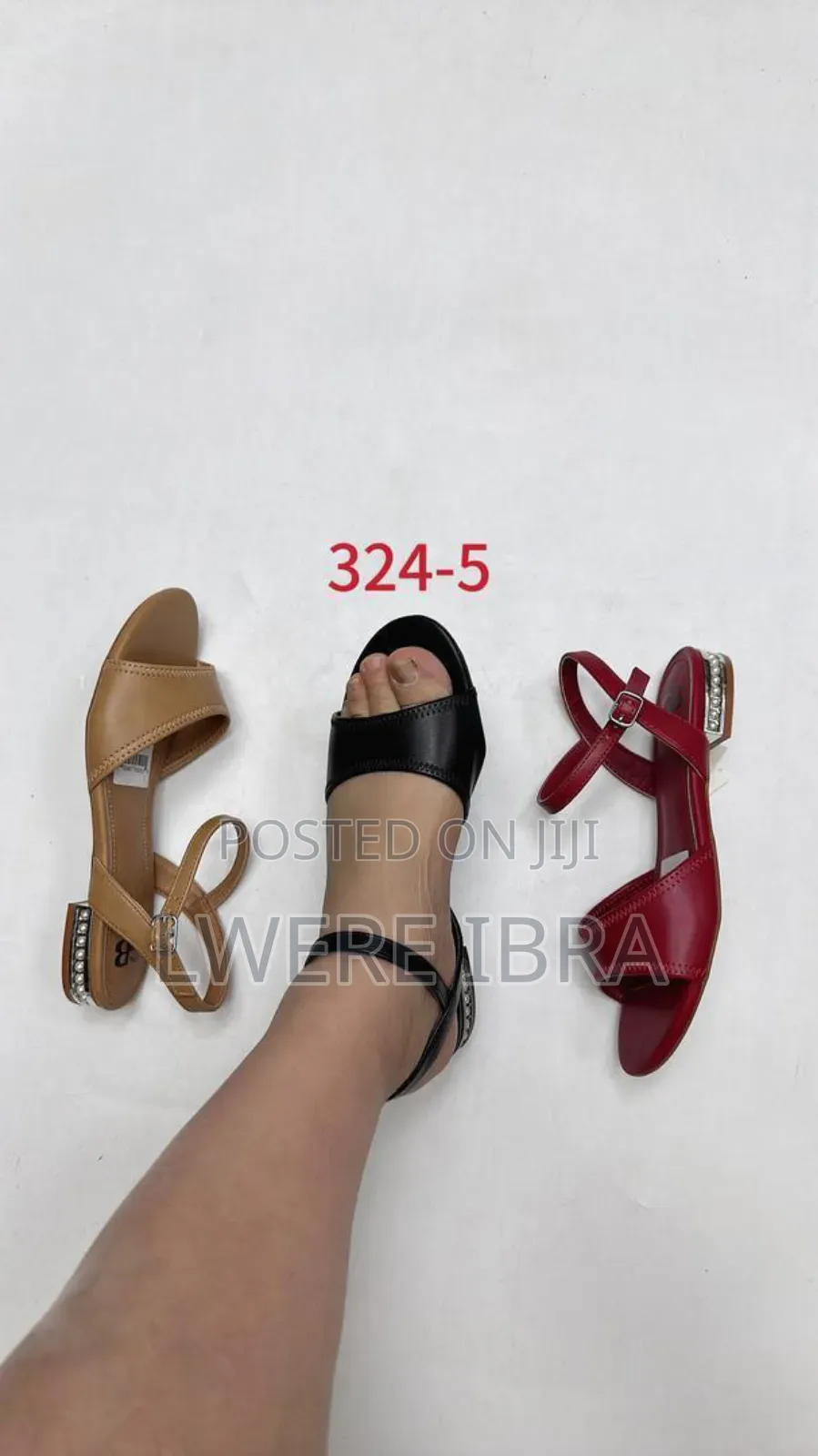 Simple Maroon Kitten Sheos Size 37-42