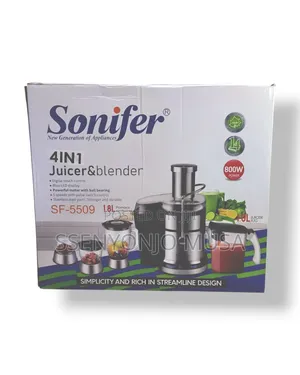 Sonifer 4-in-1 Juicer Blender Sf-5509 -800w Powerful Motor