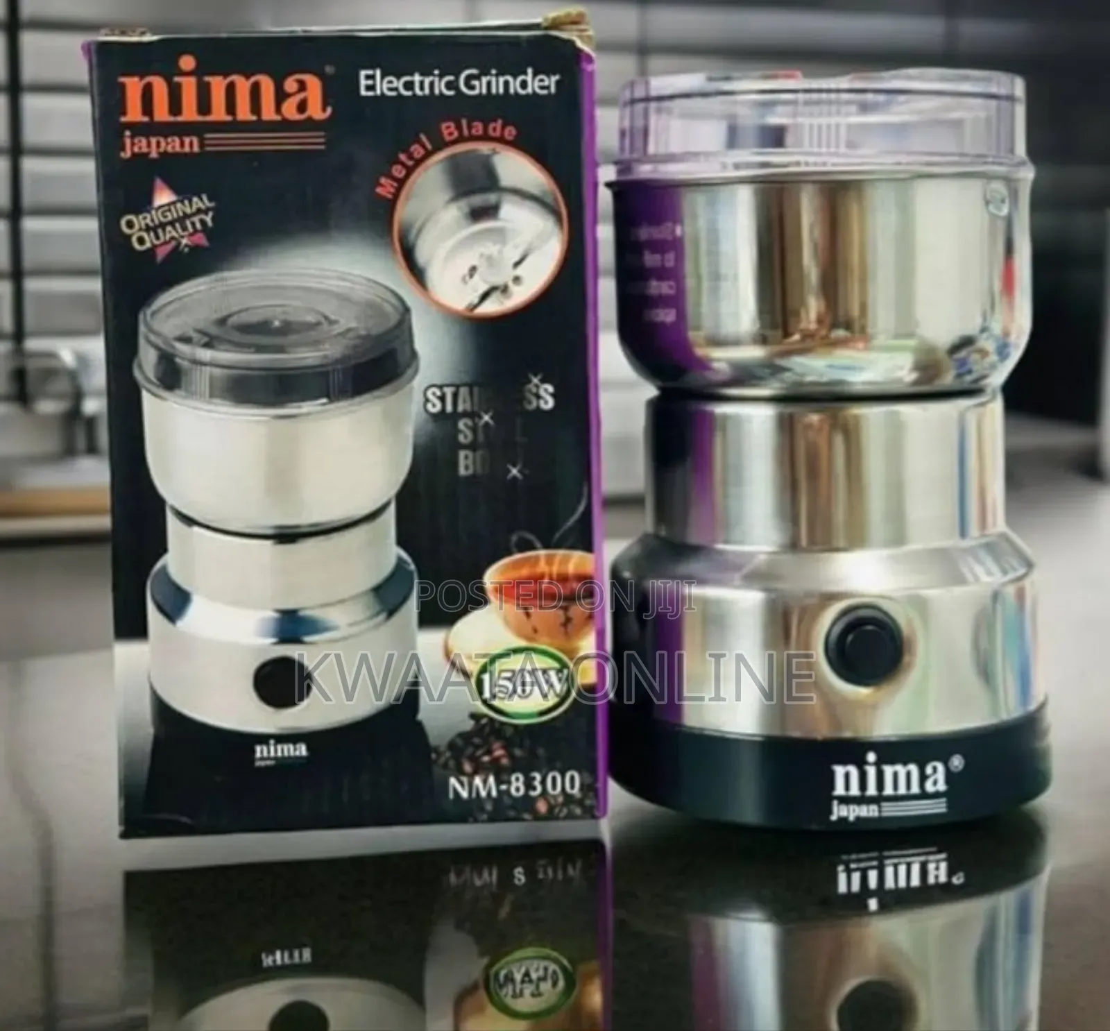 Nima Stainless Steel Electric Grinder Nm-8300 150w
