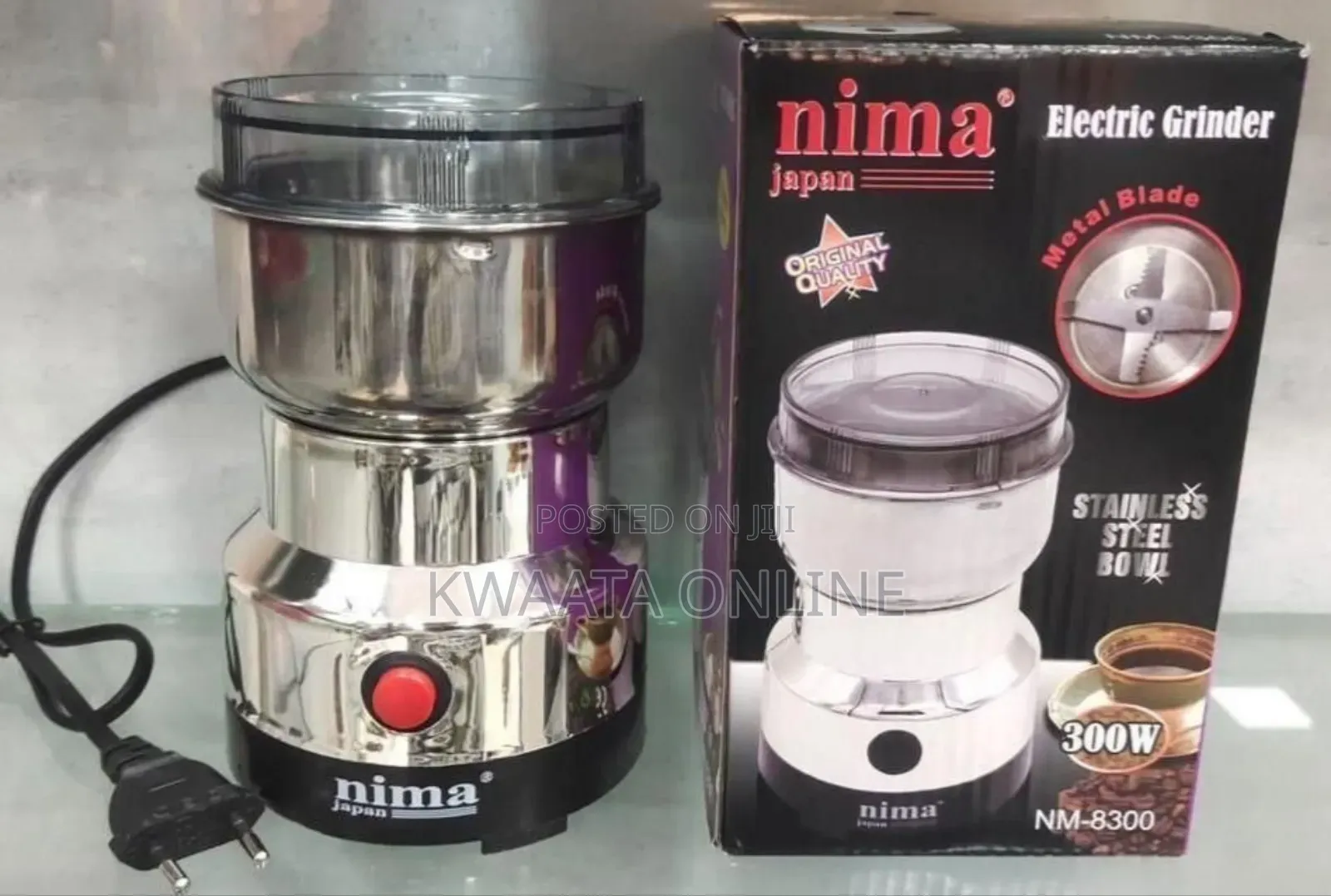 Nima Stainless Steel Electric Grinder Nm-8300 150w