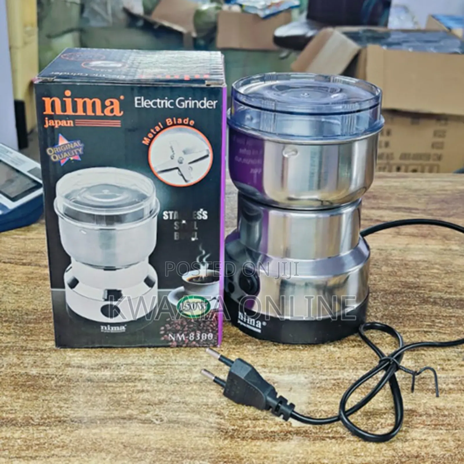 Nima Stainless Steel Electric Grinder Nm-8300 150w