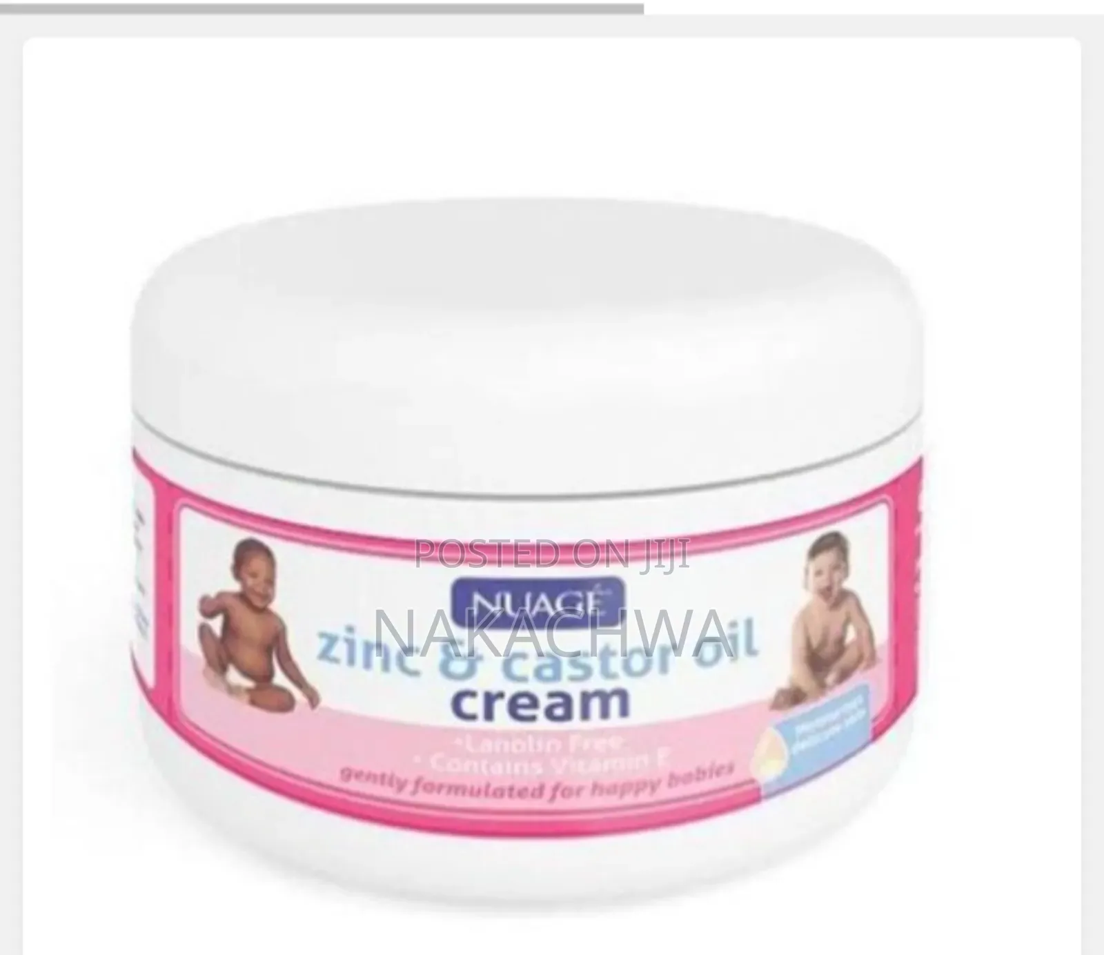 Cream Zinc and Castor Oil Baby Jelly