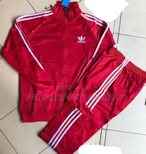 White and Red Color Original Track Suit