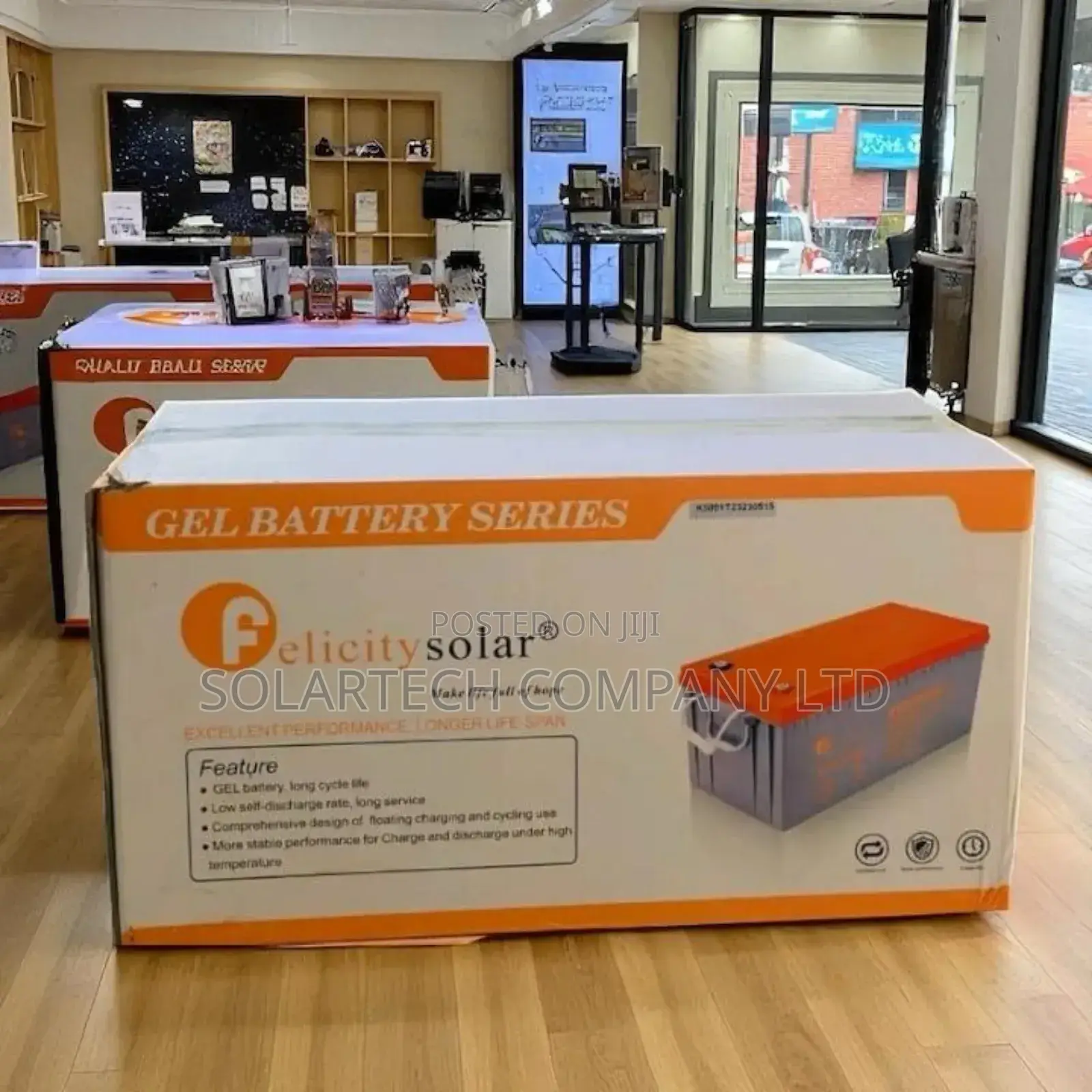 Felicity 200ah 12v Gel Solar Battery, Deep Cycle, Long Life