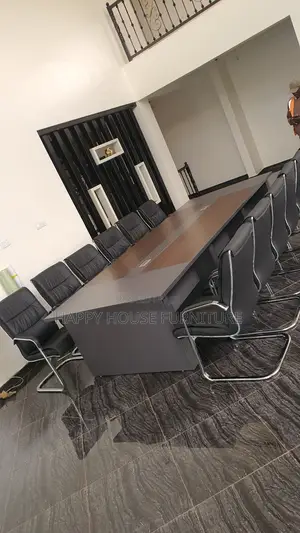 Gray Executive Boardroom Table