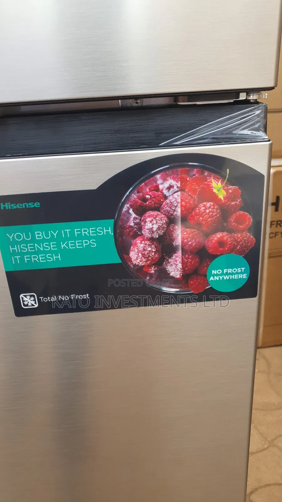 Hisense Non Frost Fridge Double Door 488litrs