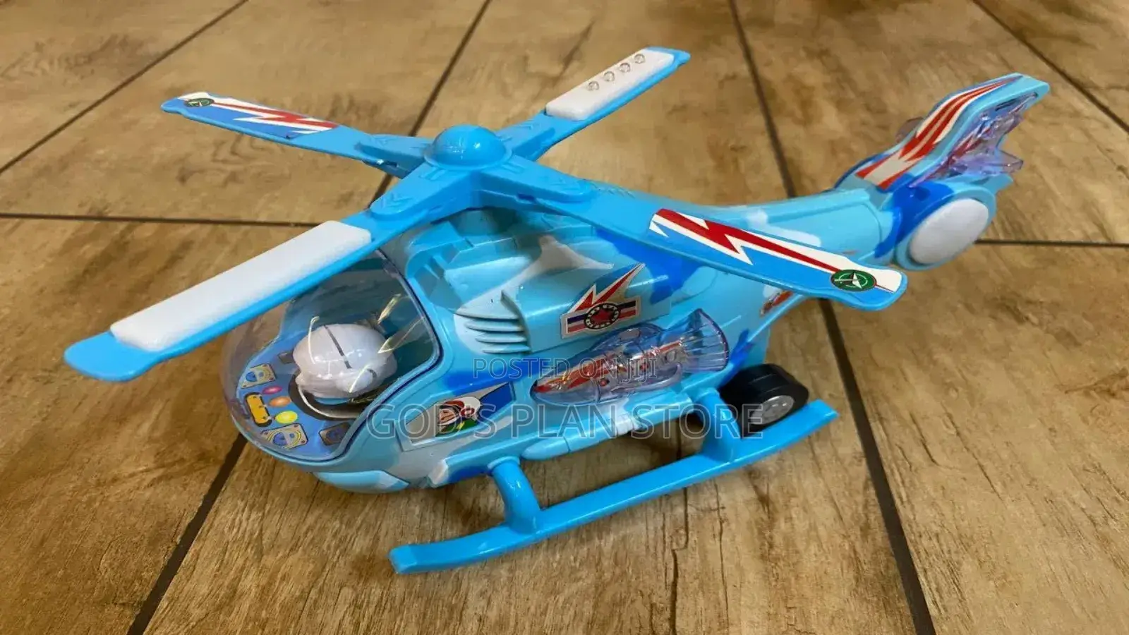 Helicopter Battery Operated Flashing Light for Kids