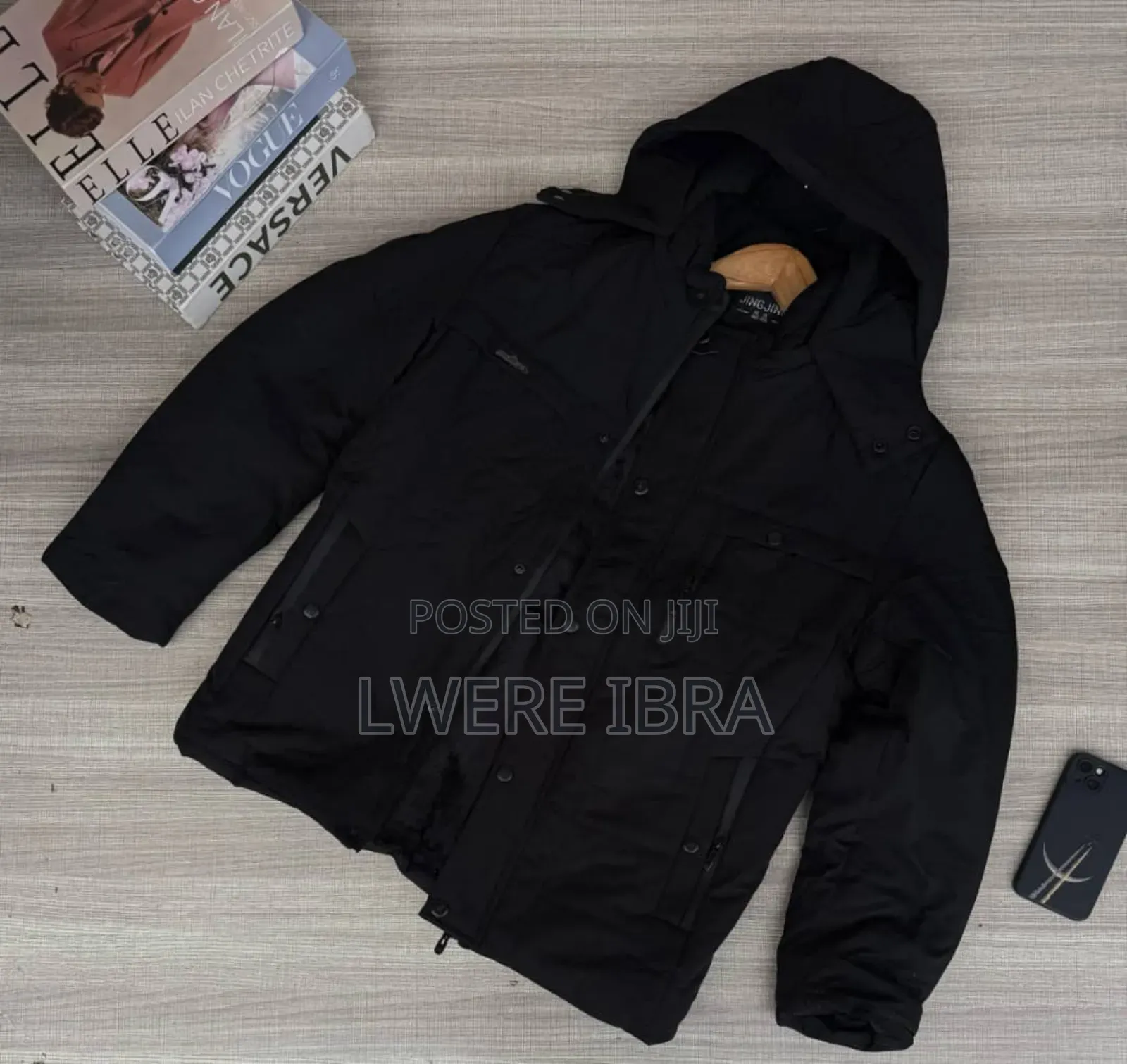 Black Winter Jackets for Men Size M-2xl