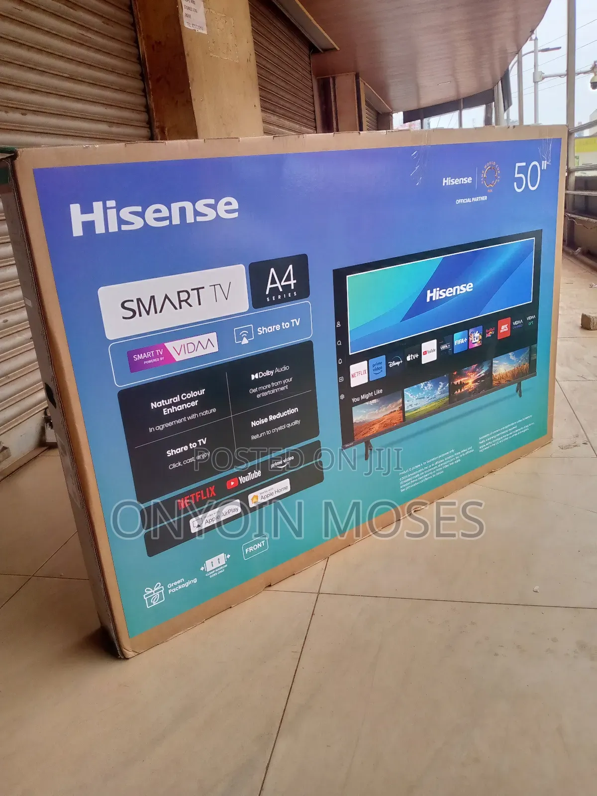 50 Inches A4 Hisense Smart Tv With Inbuilt Free to Air Decoder