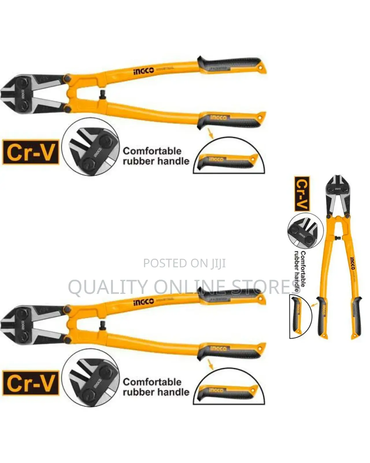 Ingco Bolt Cutter Size:30" 13mm - Orange