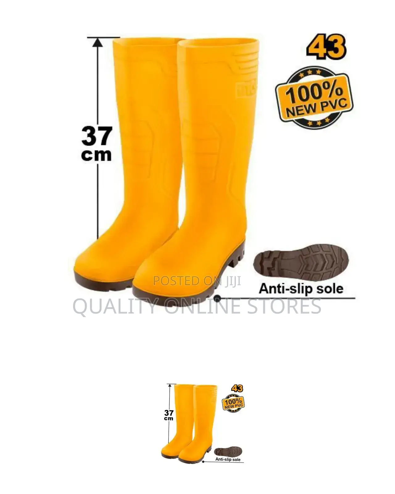 Ssh092l.40 -Rain Boots -Orange